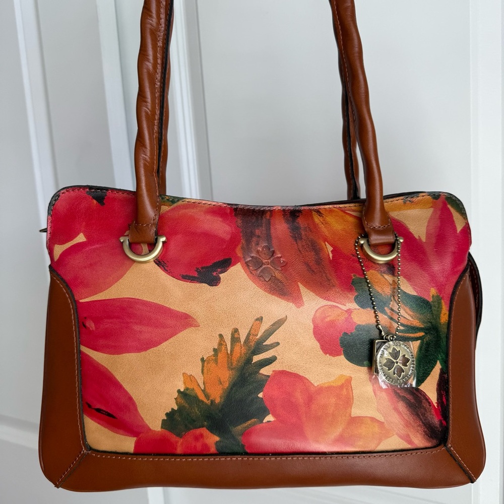 Patricia Nash Malvizza Satchel Spring Multi 15 Year Anniversary Collection